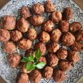 El cooksnap de Mabi cuando hizo Bolas (albóndigas de ternera).