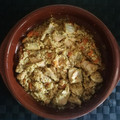 El cooksnap de R cuando hizo 105. Salmón al curry con cuscús (principal pescado).