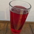 El cooksnap de Pamina cuando hizo Agua de jamaica.