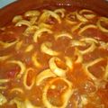 El cooksnap de Elena Puertas cuando hizo Calamares en salsa americana.