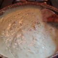 El cooksnap de Laura Baladan cuando hizo Salsa de puerros y panceta.