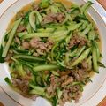 水晶姊姊 的 🥒 小黃瓜炒肉絲 cooksnap