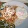 El cooksnap de Gabriela cuando hizo Chilaquiles Rojos con quesos.