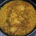 El cooksnap de xacate cuando hizo Arroz con pollo.
