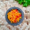 Cooksnap dari fransiska arie untuk resep Sambal Gledek Kulit Buah Jeruk