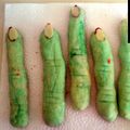 bethann12887's cooksnap of when they made Spooky Witches Fingers.