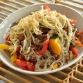 Cooksnap dari Brian Lie untuk resep Japchae (stir fried glass noodle)