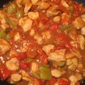 El cooksnap de MimiD cuando hizo Arroz con pechuga en salsa agridulce .