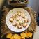 chef Nidhi Bole's cooksnap of when they made બિસ્કીટ પીઝા જૈન (Biscuit Pizza Jain Recipe In Gujarati).