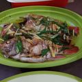 Cooksnap dari madame Nchie untuk resep Chinese steamed fish (ikan ekor kuning kukus)