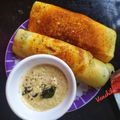 Vanshika Mulchandani's cooksnap of when they made Mysore street style podi dosa.