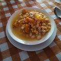 El cooksnap de Javiera Chavez cuando hizo Ricos porotos granados.