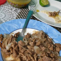 El cooksnap de Verónica G Garduza cuando hizo Bistec a la cerveza.
