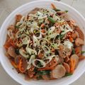 Cooksnap dari Triokta Minda Putri untuk resep Tumis buncis wortel bakso sosis dengan saus tiram