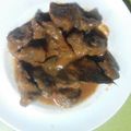 El cooksnap de Sofìa Lozano cuando hizo Carrilleras en salsa de brandy.