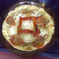 El cooksnap de coral cuando hizo Pastel de calabacín gratinado.