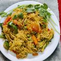 Priya Mulchandani का कुकस्नैप जब उन्होंने स्पाइसी मसाला मैगी (spicy masala maggi recipe in Hindi) बनाया था।
