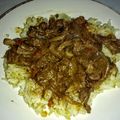 El cooksnap de Fernando Campodonico cuando hizo Arroz con carne mechada 😋.