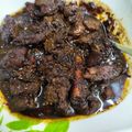 Cooksnap Maizatul Akma semasa beliau membuat Daging Masak Hitam.
