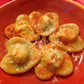 il Sandra quando ha preparato Ravioli al sugo