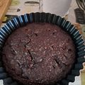 El cooksnap de Analhy Vila cuando hizo Torta de chocolate, avena y frutillas sin azúcar 🍓🍓🍫.