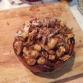 El cooksnap de Paola Garzon Moreno cuando hizo Calabaza rellena de pollo con pasas.
