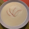 El cooksnap de Esther cuando hizo Crema de puerro, patata y manzana.
