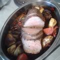 El cooksnap de Yemi Dening cuando hizo Peceto al horno con papas y batatas.