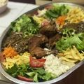 Cooksnap de Aissatou Pouye sur la recette Poulet 🍗 pané à la sauce avec purée de légumes et mariné de salade 🥗