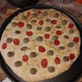 El cooksnap de Arlet Gomez cuando hizo Focaccia.
