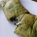 El cooksnap de Cynthia (Peti) cuando hizo Crepes de espinaca y avena 💚🌱.