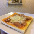 Cooksnap dari trias untuk resep Pizza roti tawar teflon