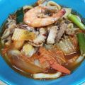 Cooksnap dari Maya Taufiq untuk resep Jjampong, Sup kuah seafood Korea. Pedes, gampang dan seger