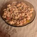 El cooksnap de Eduardo Agudo Alba cuando hizo Arroz frito con atún ajo y guindilla.