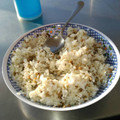 El cooksnap de Iñaki Inda cuando hizo Arroz y champiñones salteados.
