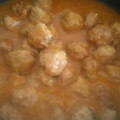 El cooksnap de Lucy cuando hizo Albóndigas con salsa de cerveza.
