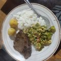 El cooksnap de paola balbuena cuando hizo Pepinos guisados.