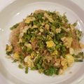 รูป Cooksnap ของ ครัวนุ้งแคท เมื่อเขาทำ ดอกขจรผัดวุ้นเส้น ไข่