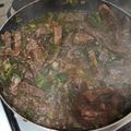 El cooksnap de Francisca Riquelme cuando hizo Carne Mongoliana.