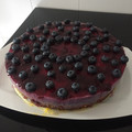 El cooksnap de Iván cuando hizo Tarta de requesón y arándanos.
