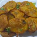 Naila Asif's cooksnap of when they made Crispy aloo pakoray.