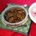 Ritu Chauhan का कुकस्नैप जब उन्होंने करेले की भुजिया (karele ki bhujiya recipe in Hindi) बनाया था।