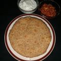 Dipika Bhalla का कुकस्नैप जब उन्होंने मूली के पराठे(mooli ke parathe recipe in hindi) बनाया था।