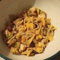El cooksnap de Maria Jose Arias Diaz cuando hizo 170. Ensalada de lacitos con salsa César.