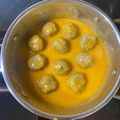 El cooksnap de Julio cuando hizo Albóndigas de carne en salsa de vino blanco con Thermomix.