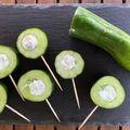 El cooksnap de Sitronella cuando hizo Paletas de pepino y queso de cabra.