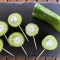 El cooksnap de Sitronella cuando hizo Paletas de pepino y queso de cabra.