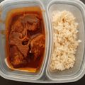 El cooksnap de Esther Soto cuando hizo Churipo a mi manera en olla de presión.