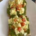 Cooksnap dari Tasha Nastiti untuk resep Avocado Toast Bread with Scrumble Egg (menu diet 350kalori)