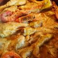 El cooksnap de agels cuando hizo Muslitos de pollo con gambas.